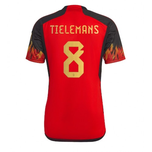 Moški Nogometni dresi Belgija Youri Tielemans #8 Domači SP 2022 Kratek Rokav